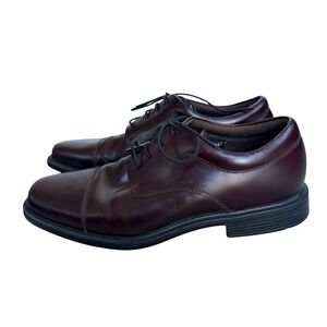Rockport Ellingwood Waterproof Leather Dress Lace-up Shoes Cap Toe Oxford Sz 10‎